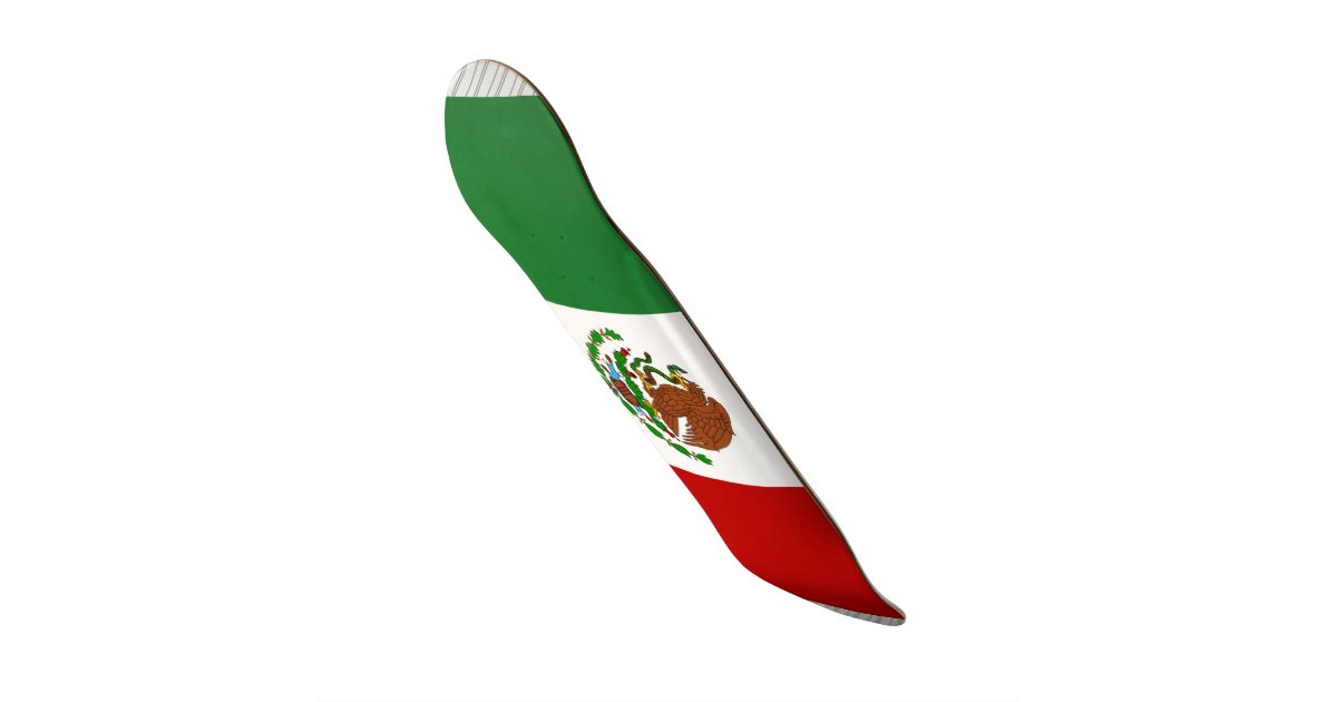 Mexico Flag Skateboard Deck Zazzle