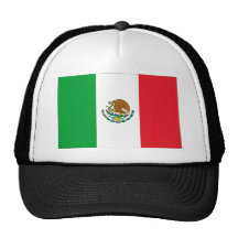 Mexico Flag T-Shirt Mexican Flag Mesh Hats