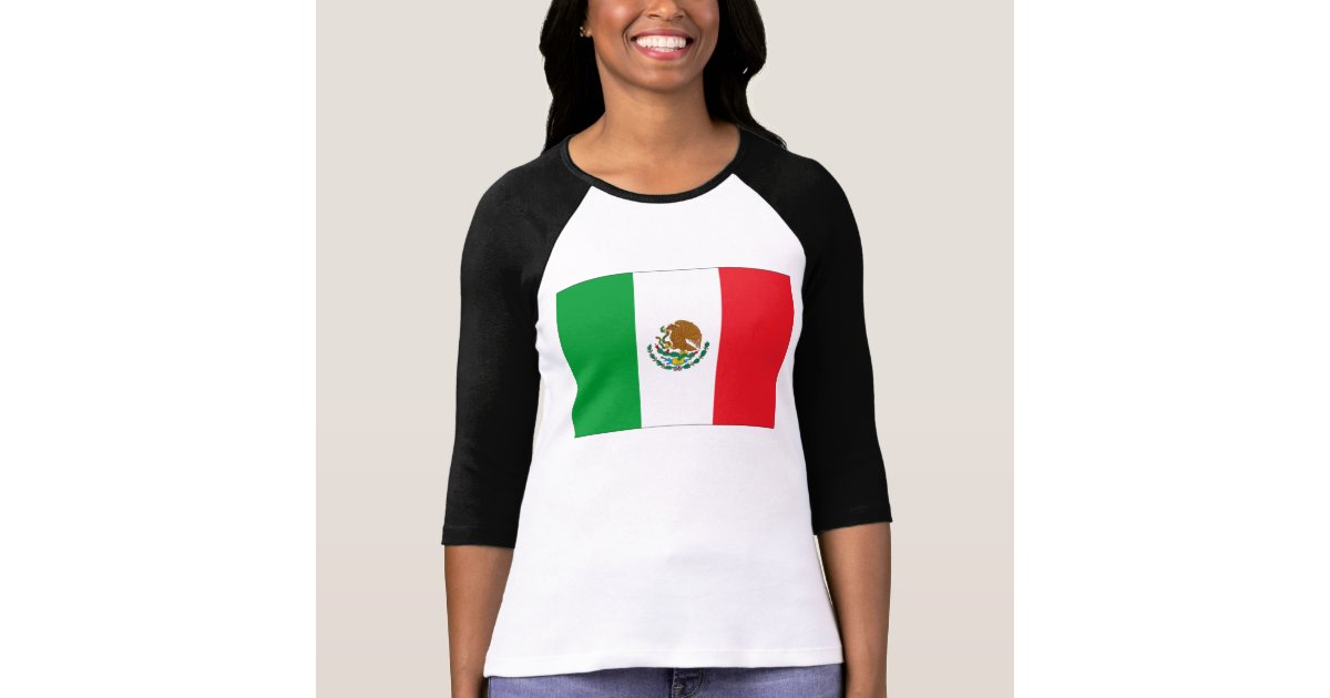 Mexico Flag TShirt Mexican Flag Woman's Zazzle