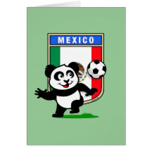 Mexico Football Panda Cards