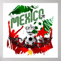 Mexico Grunge Stunning artwork gifts for fans Poster