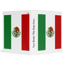 Mexico High quality Flag Binder