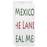 Mexico Is The Land Of Real Men Full Color Rack Card