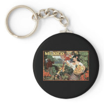 mexico land of tropical splendour keychain