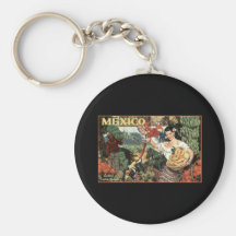 mexico land of tropical splendour keychain