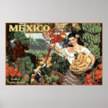 mexico land of tropical splendour posters