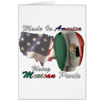 Mexico Made In America Using Mexican Parts cards