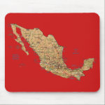 Mexico Map Mousepad