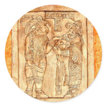 Mexico Mayan Carving Sticker