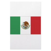 Mexico National Flag Stationery Paper