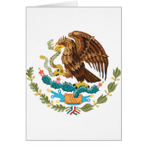 Mexico Official Coat Of Arms Heraldry Symbol cards by inquester Mexico Official Coat Of Arms Heraldry Symbol cards