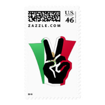 Mexico Peace Fingers Flag postage by WearFlags Mexico Peace Fingers Flag postage