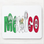 Mexico Peace Letters Mouse Mats