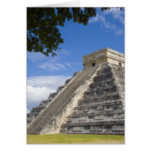 Mexico, Quintana Roo, near Cancun, Chichen Greeting Cards