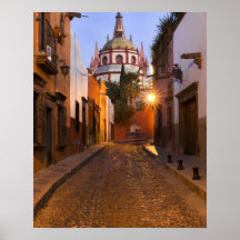 Mexico, San Miguel de Allende. Early morning Poster