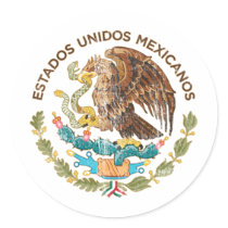 Mexico - Seal of the estados unidos mexicanos stickers by strk3 Mexico - Seal of the estados unidos mexicanos stickers