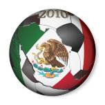 Mexico Soccer Ball Fridge Magnet