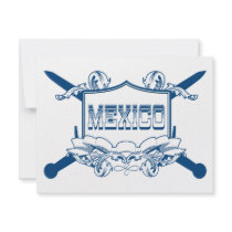 Mexico Swords invitations by EthnoShirts Mexico Swords invitations