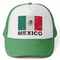 Mexico Vintage Flag Mesh Hats
