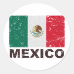 mexico vintage flag round sticker rf6989f708d7246cc82c085437ea3fb2e v9waf 8byvr 150 Mexican Heritage