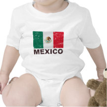 Mexico Vintage Flag Tshirt
