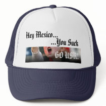 Mexico vs. US Soccer Rivalry Hat by SacUnitedSoccerBlog Mexico vs. US Soccer Rivalry Hat