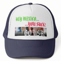 Mexico vs. US Soccer Rivalry Hat - Customized