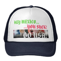 Mexico vs. US Soccer Rivalry Hat - Customized