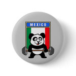 This cute bodybuilding panda loves weightlifting. He stands in front of a large flag of Mexico. Look how easy he lifts that heavy barbell loaded with weight plates. This design is too cute. Great gifts here for anyone from Mexico who loves weightlifting.