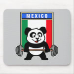 This cute bodybuilding panda loves weightlifting. He stands in front of a large flag of Mexico. Look how easy he lifts that heavy barbell loaded with weight plates. This design is too cute. Great gifts here for anyone from Mexico who loves weightlifting.