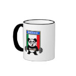 This cute bodybuilding panda loves weightlifting. He stands in front of a large flag of Mexico. Look how easy he lifts that heavy barbell loaded with weight plates. This design is too cute. Great gifts here for anyone from Mexico who loves weightlifting.