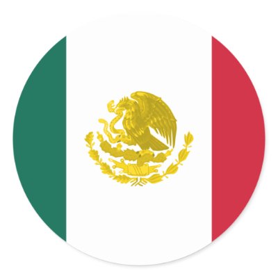 Mexico with Full Golden Arms, Mexico Sticker by bestflag