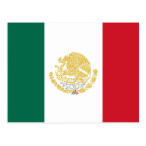 Mexico With Golden And Silver Arms, Mexico postcards