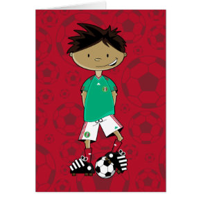 Mexico World Cup Soccer Boy card