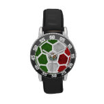 Mexico Kid's Black Leather Watch