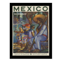 Mexico Xochimilco Postcard