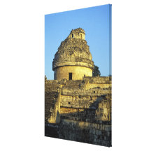 Mexico, Yucatan. Caracol: astronomical Canvas Print