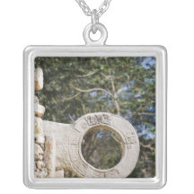 Mexico, Yucatan, Uxmal. Uxmal, a large Pendants