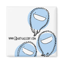 Mexmar the Friendly Ghost(s) Magnet 2