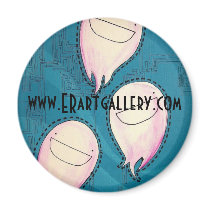 Mexmar the Friendly Ghost(s) Magnet 3