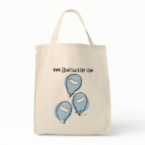 Mexmar the Friendly Ghost(s) Reusable Grocery Tote bags