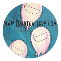 Mexmar the Friendly Ghost(s) Sticker sheet by ERartgallery Mexmar the Friendly Ghost(s) Sticker sheet