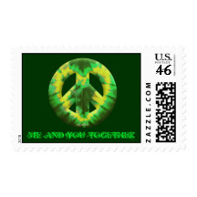Meyoto Green Tie Dye Heart Stamp