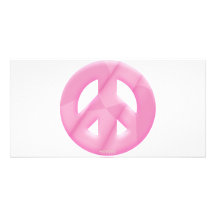 Meyoto Peace in Pink Photo Greeting Card