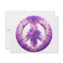 Meyoto Purple Tie Dye Personalized Invites