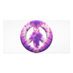 Meyoto Purple Tie Dye Custom Photo Card