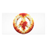 Meyoto Red Tie Dye Personalized Photo Card