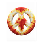 Meyoto Red Tie Dye Post Card