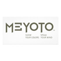 MEYOTO Show Your Colors  -  Speak Your Mind Photo Card Template