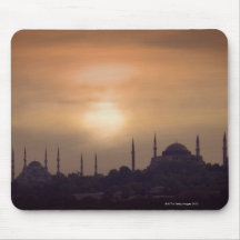 Mezquita azul y Hagia Sophia Turquía, Estambul Tapete De Raton